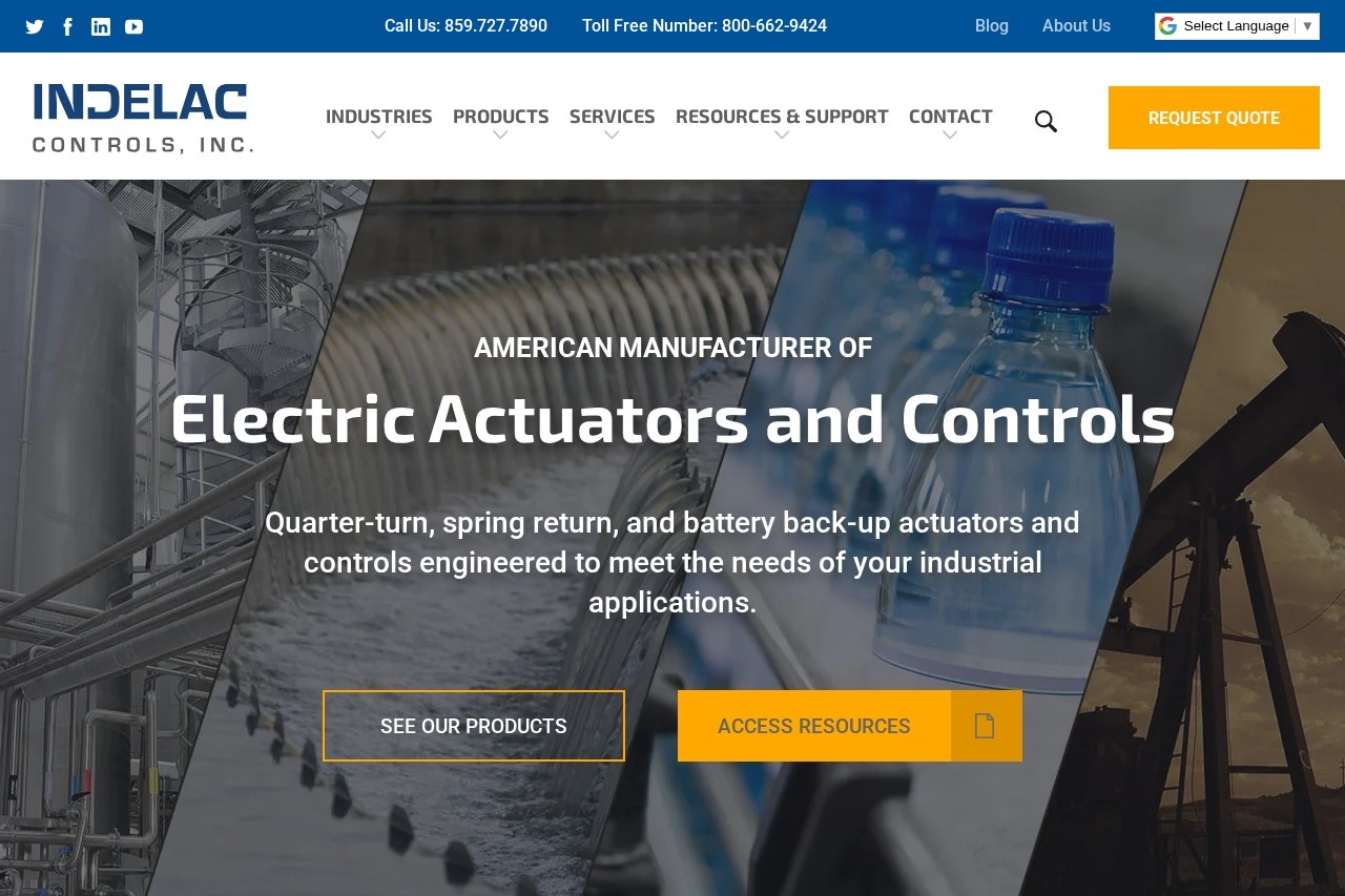 美国INDELAC电动执行器